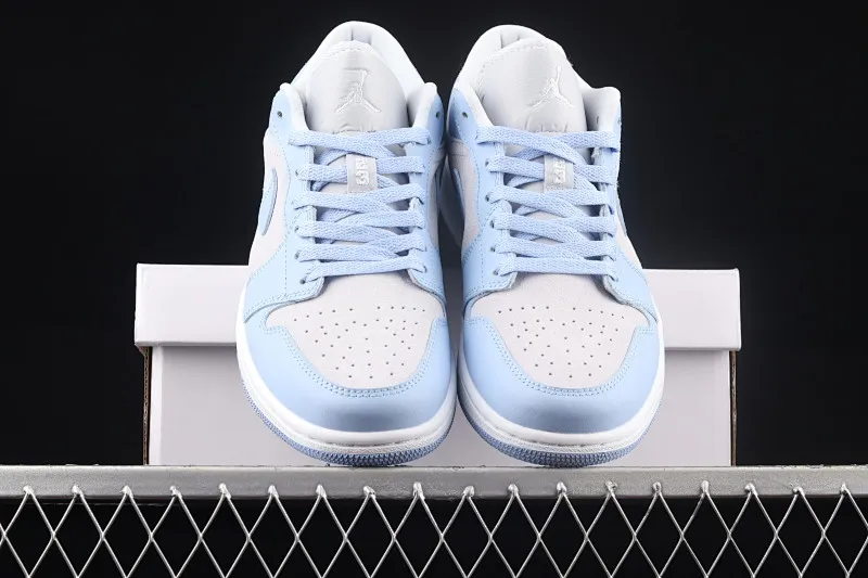 All categories Air Jordan Jordan series basketball shoes Air Jordan 1 Low G version pure original Air Jordan 1 Low AJ1 Joe 1 University blue ice blue gray low-top casual sneakers DC0774-050